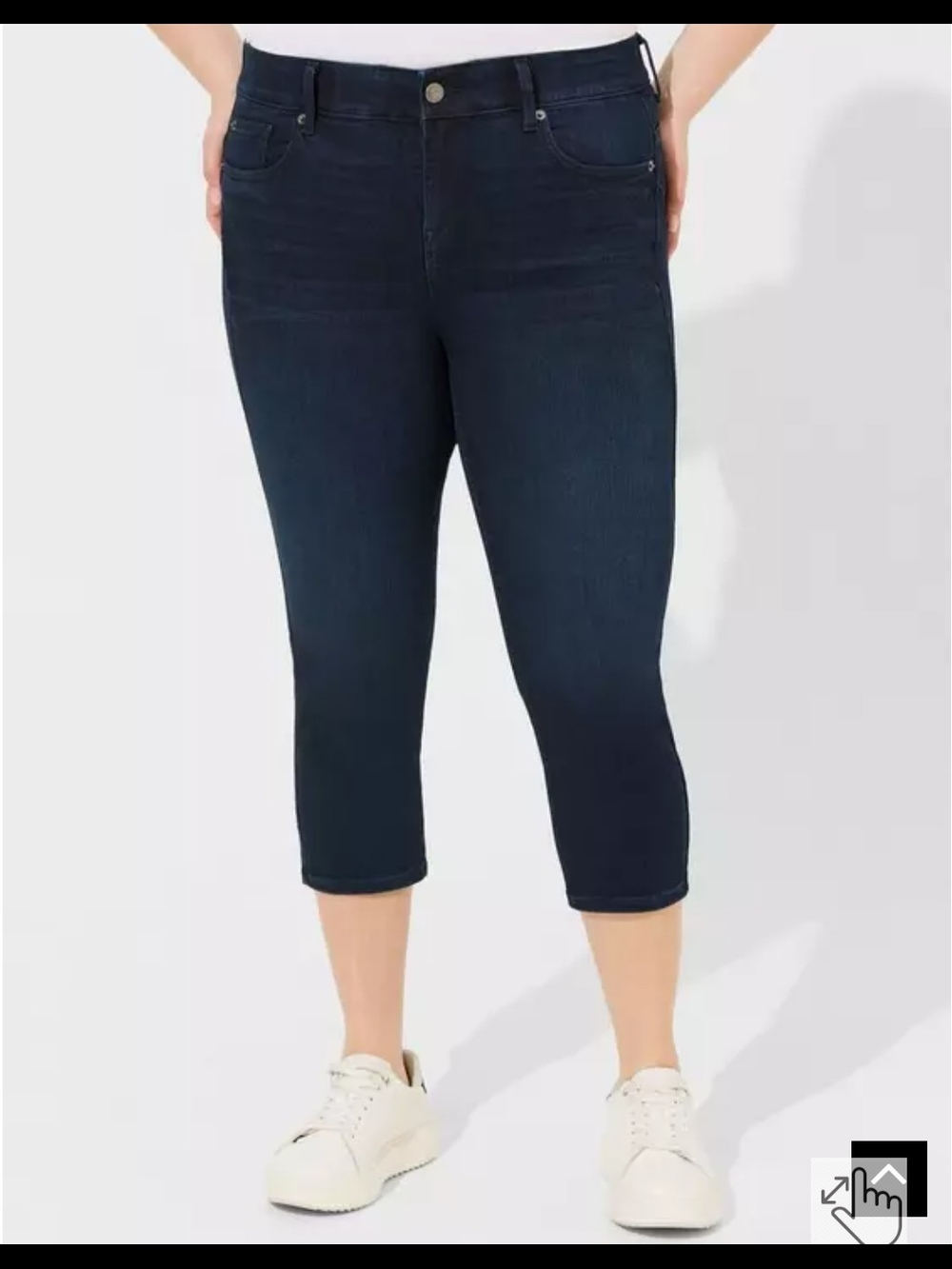 Crop Bombshell Indigo Skinny Premium Stretch High-Rise Jean